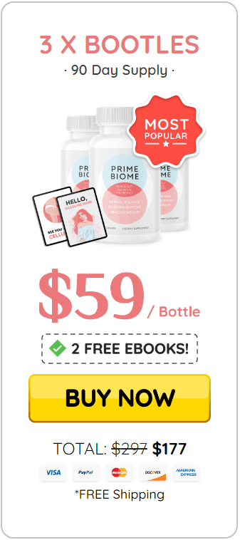 PrimeBiome Buy 3